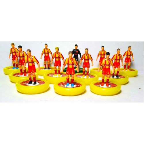 Subbuteo Andrew Table Soccer Melchester Rovers with Subbuteo logo on WSB Professional bases